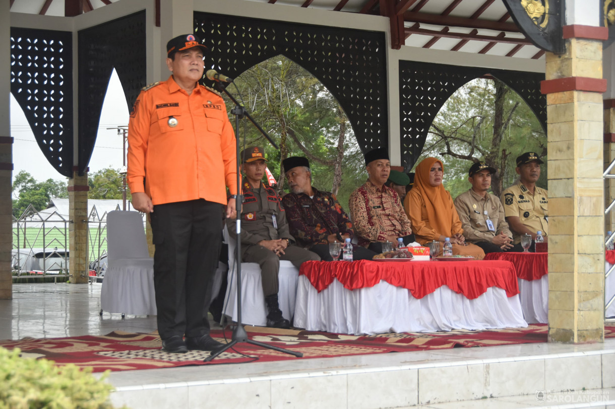 21 Desember 2023 - Apel Siaga Bencana Hidrometeorologi Di Lapangan Gunung Kembang Sarolangun