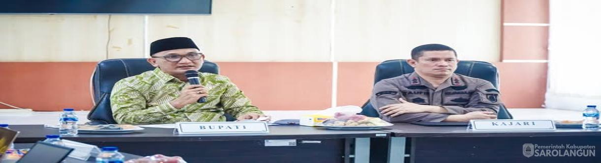4 Juni 2026 Bupati Sarolangun Menghadiri Pemaparan Proyek Strategis Daerah di Aula Kantor Kejaksaan Negeri Sarolangun