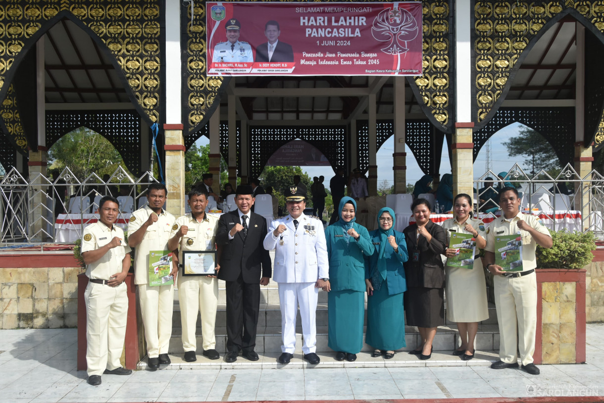 3 Juni 2024 -&nbsp;Upacara Peringatan Hari Lahir Pancasila Di Lapangan Gunung Kembang Sarolangun