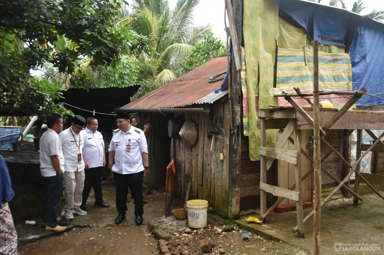 31 Januari 2024 - Meninjau Persiapan Launching Pembangunan Rumah Dalam Rangka Penanganan Kemiskinan Ekstrim Di Desa Tanjung Kecamatan Sarolangun