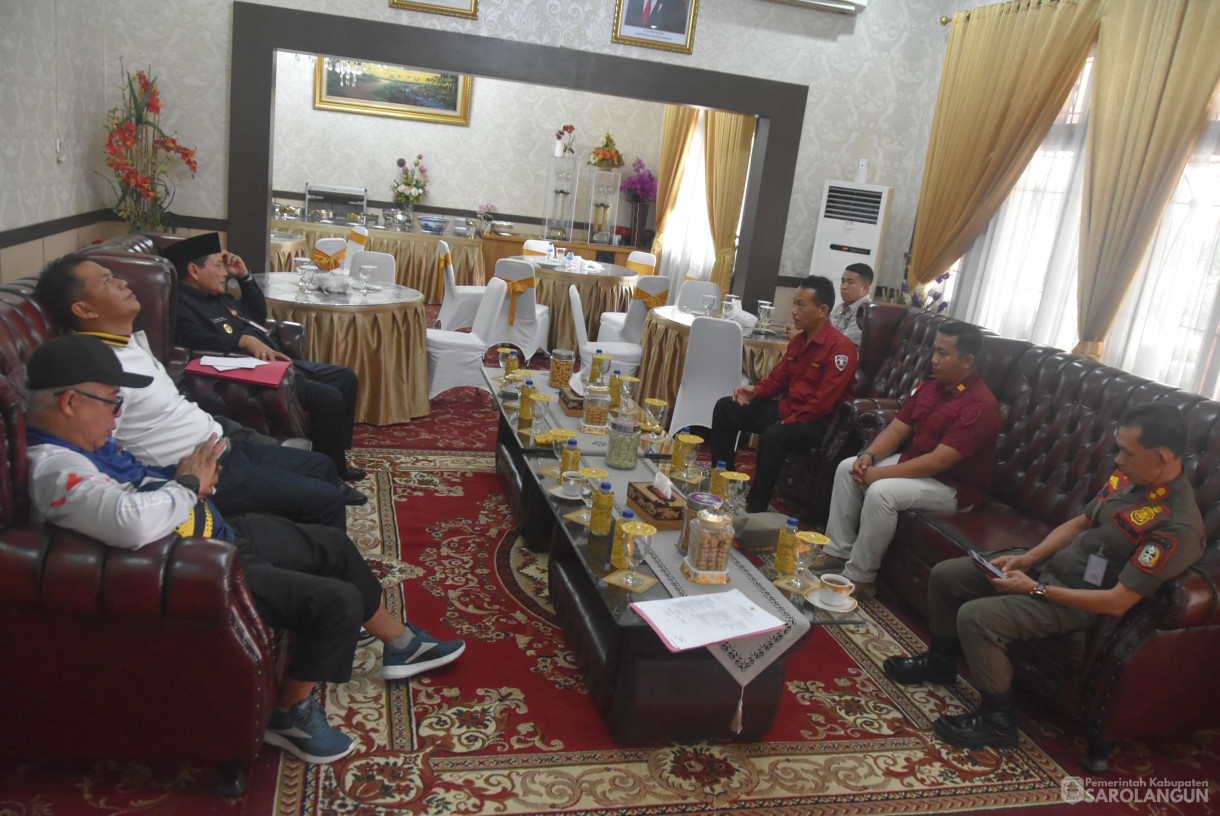 15 Agustus 2024 -&nbsp;Audiensi Dengan Kalapas IIB Sarolangun, Bertempat di Rumah Dinas Bupati Sarolangun