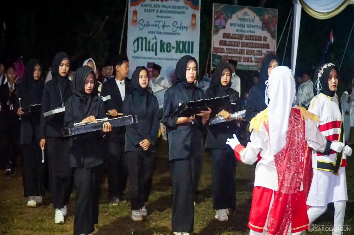 15 Juni 2026 Bupati Sarolangun membuka MTQ Tingkat Kecamatan Pauh di Desa Sepintun