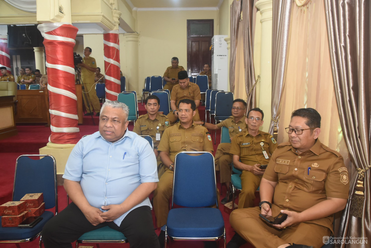 11 Agustus 2025 -&nbsp;Rapat Paripurna Tingkat I tahap 2 di Gedung DPRD Kabupaten Sarolangun