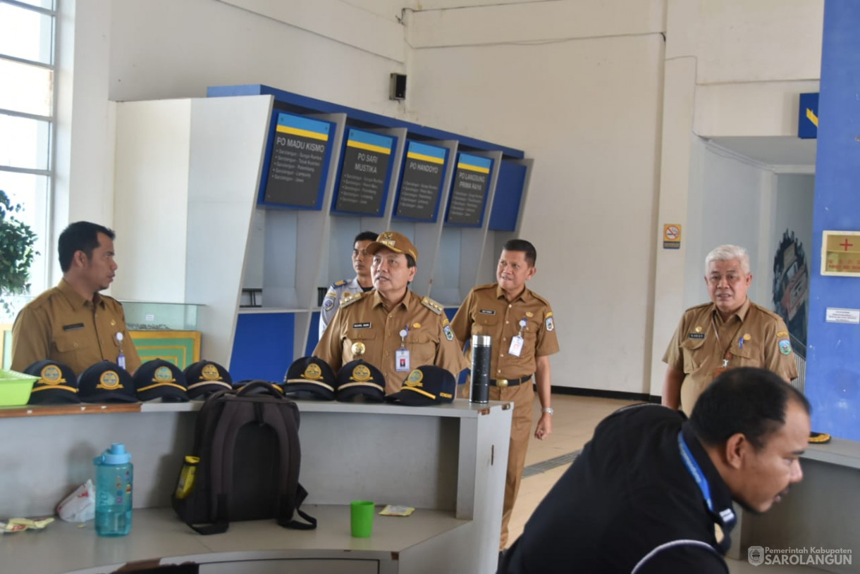 5 September 2023 - Penjabat Bupati Sarolangun Dr. Ir. Bachril Bakri, M.App.Sc Meninjau Terminal Tipe A Sri Bulan Sarolangun