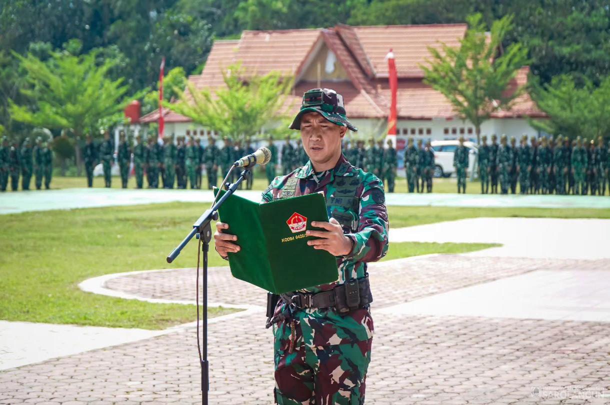 27 Juli 2026 Upacara Penutupan Karya Bhakti Skala Besar di Lapangan Gunung Kembang Sarolangun