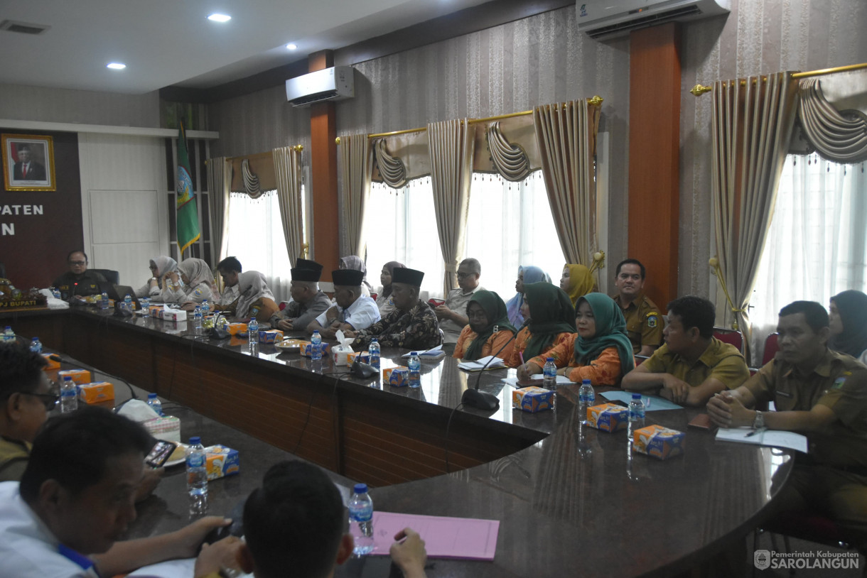 9 Juli 2024 -&nbsp;Rapat Persiapan Penyelenggaraan Kabupaten Kota Sehat, Bertempat di Ruang Pola Utama Kantor Bupati Sarolangun