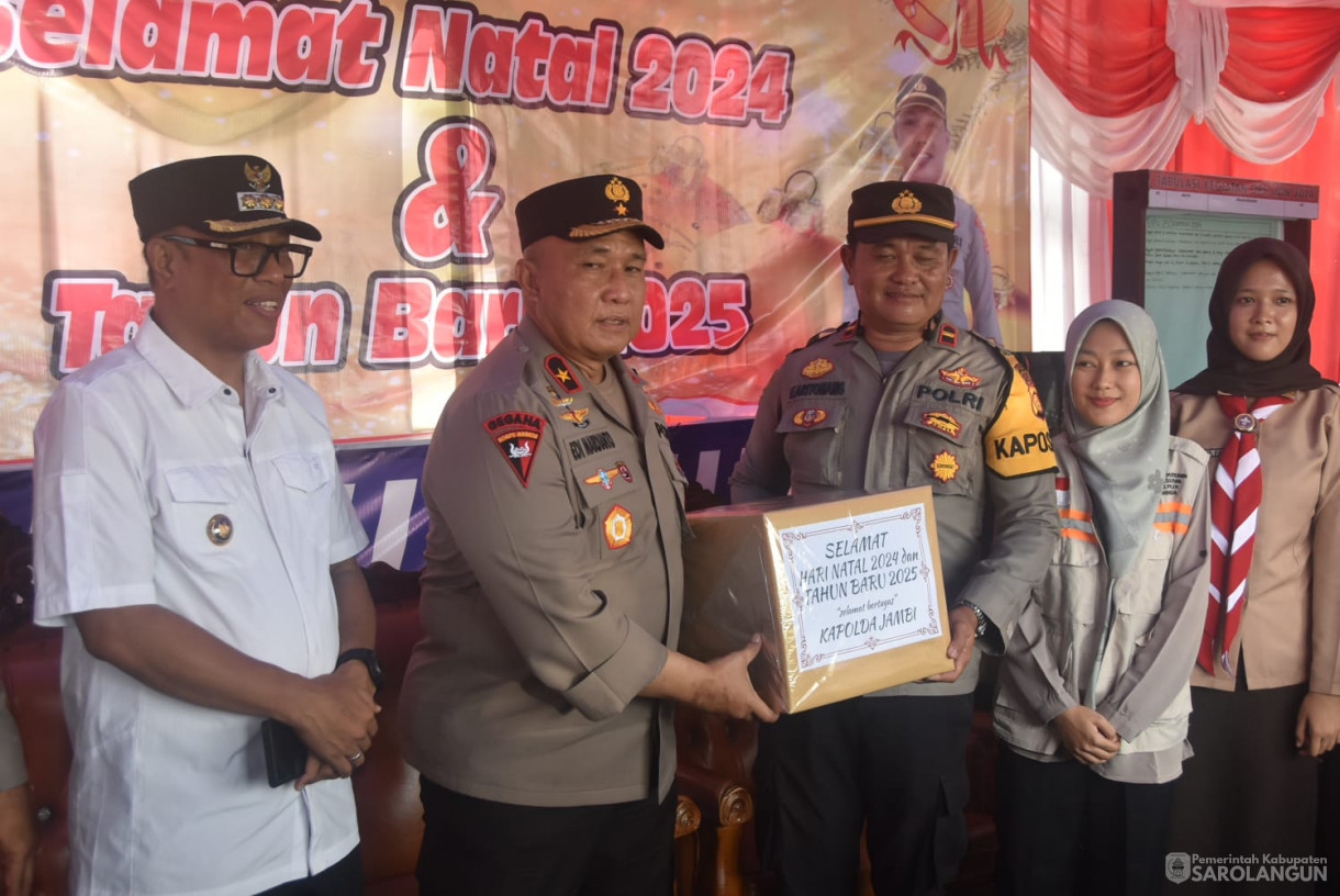 25 Desember 2024 - Menyambut Kedatangan Wakapolda Jambi di Pospam Sarolangun