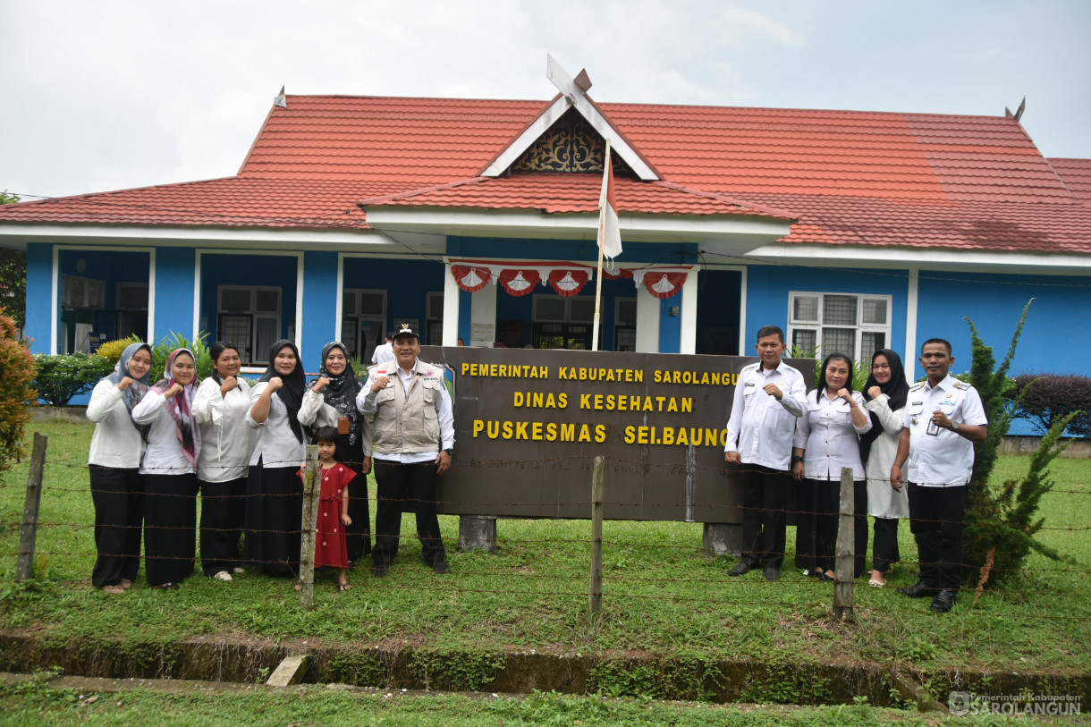 6 Desember 2023 - Memberikan Bantuan Penanganan Stunting Di Puskesmas Sungai Baung Kecamatan Sarolangun