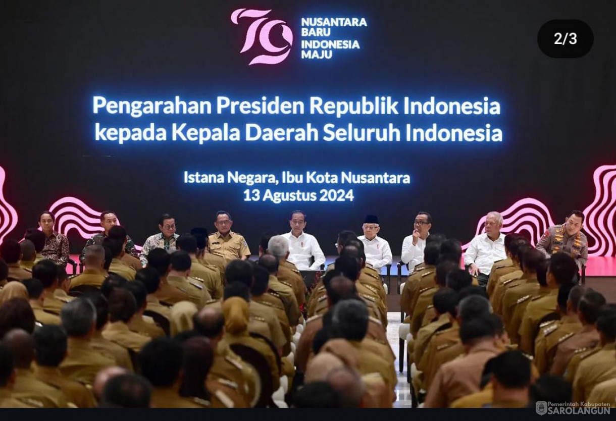 13 Agustus 2024 -&nbsp;Rapat Koordinasi dengan Presiden RI di IKN Penajam Paser Utara Kalimantan Timur