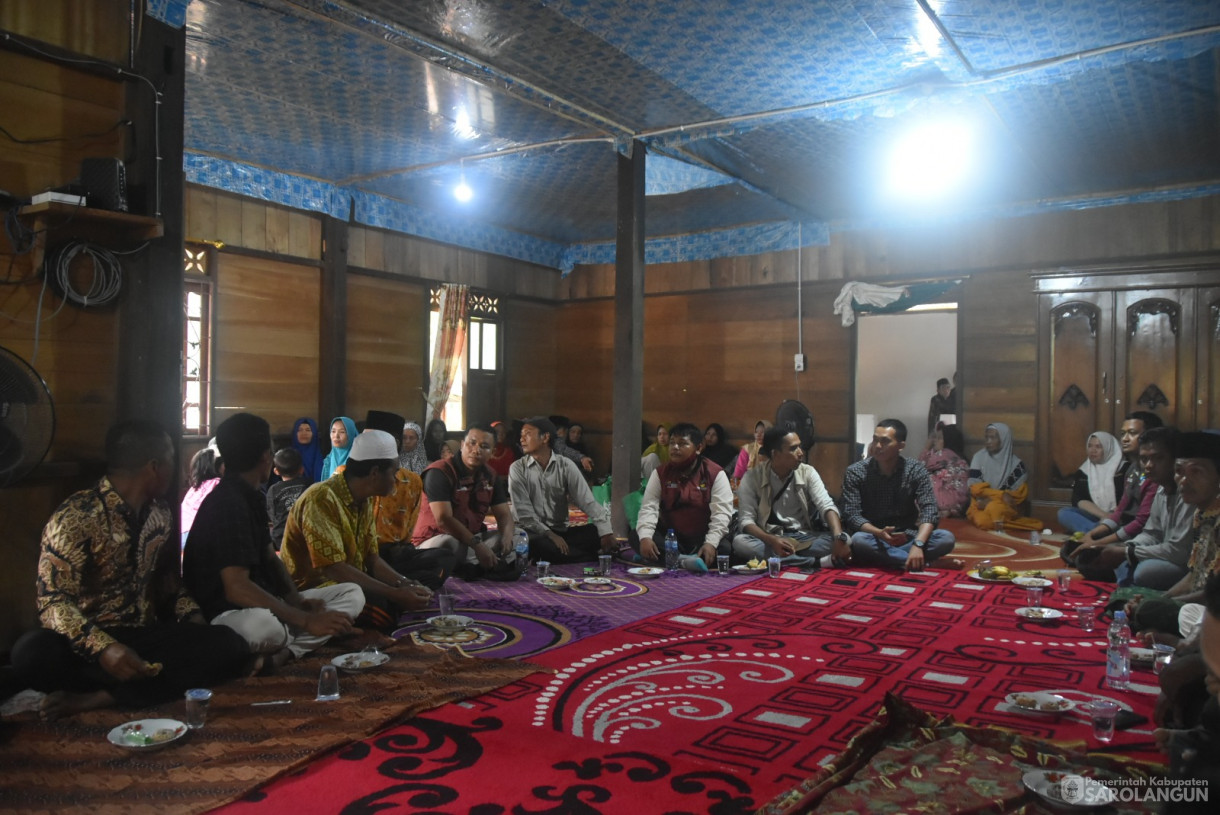 2 November 2024 - Kunjungan Kerja Sekaligus Penyerahan Bantuan Baznas Dan Dinsos, Bertempat di Desa Napal Melintang Kecamatan Limun