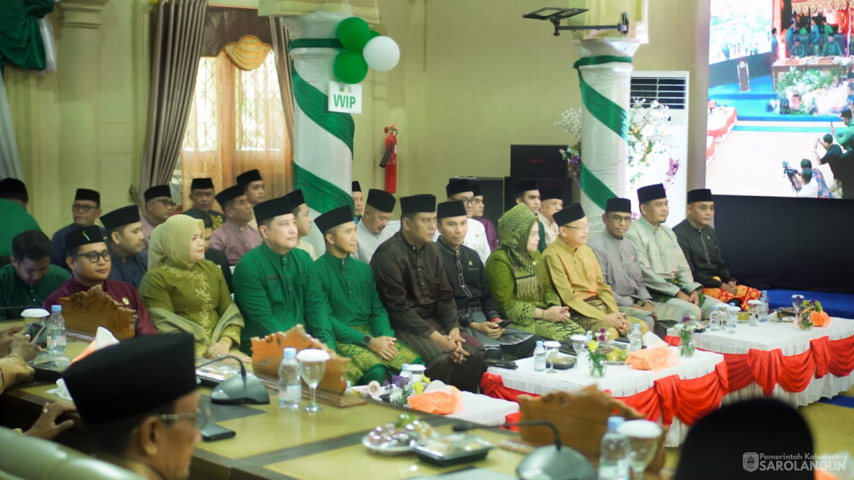12 Oktober 2025 Rapat Paripurna HUT Kabupaten Sarolangun ke 26 Tahun 2025