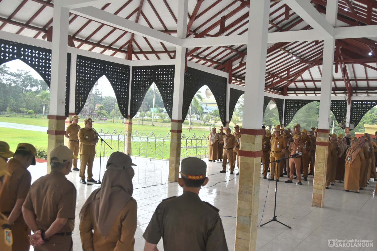 12 Februari 2024  - Apel Gabungan Di Lapangan Gunung Kembang Sarolangun