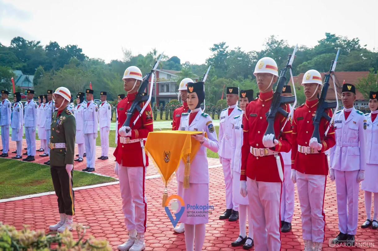 17 Agustus 2026 Upacara Pengibaran Bendera Merah Putih dalam rangka memperingati HUT RI Ke 81 di Lapangan Gunung Kembang Sarolangun