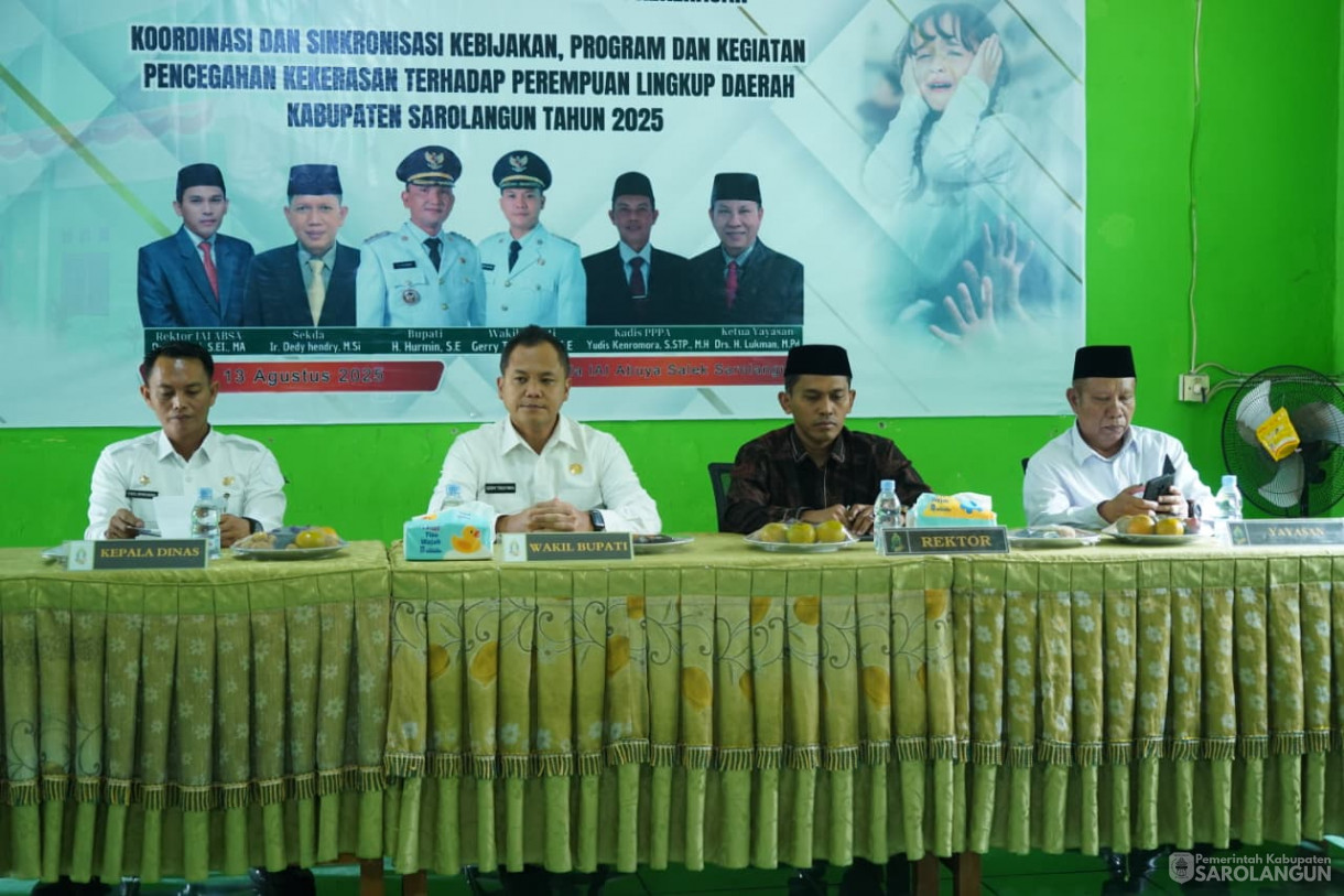 13 Agustus 2025 - Koordinasi Dan Sinkronisasi Pelaksanaan Kebijakan Program Dan Pencegahan Kekerasan Kepada Perempuan di Lingkup Kabupaten Kota TA 2025 Bertempa
