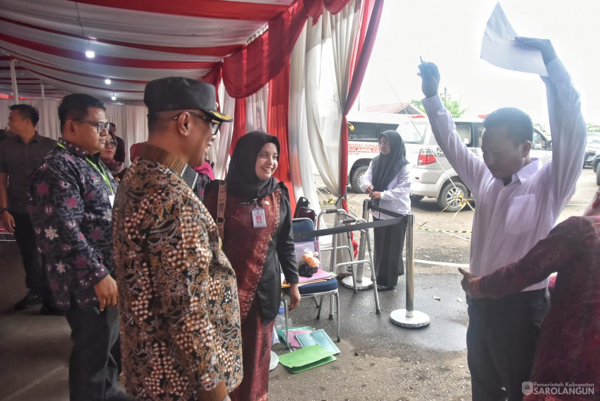 12 Desember 2024 - Monitoring Pelaksanaan Tes PPPK Teknis Pemerintah Kabupaten Sarolangun, Bertempat di Gedung Graha Bandara Sultan Taha Jambi
