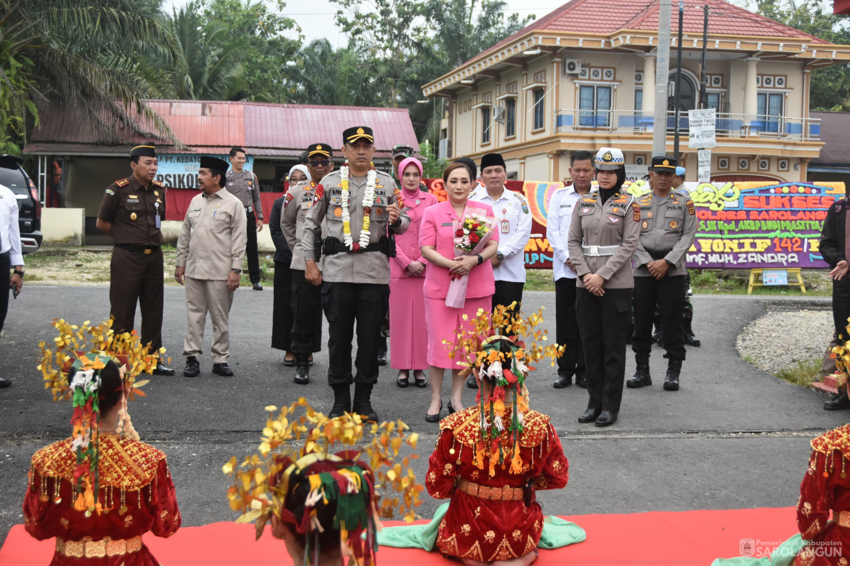 10 Januari 2024 - Menyambut Kedatangan Kapolres Baru Di Polres Sarolangun