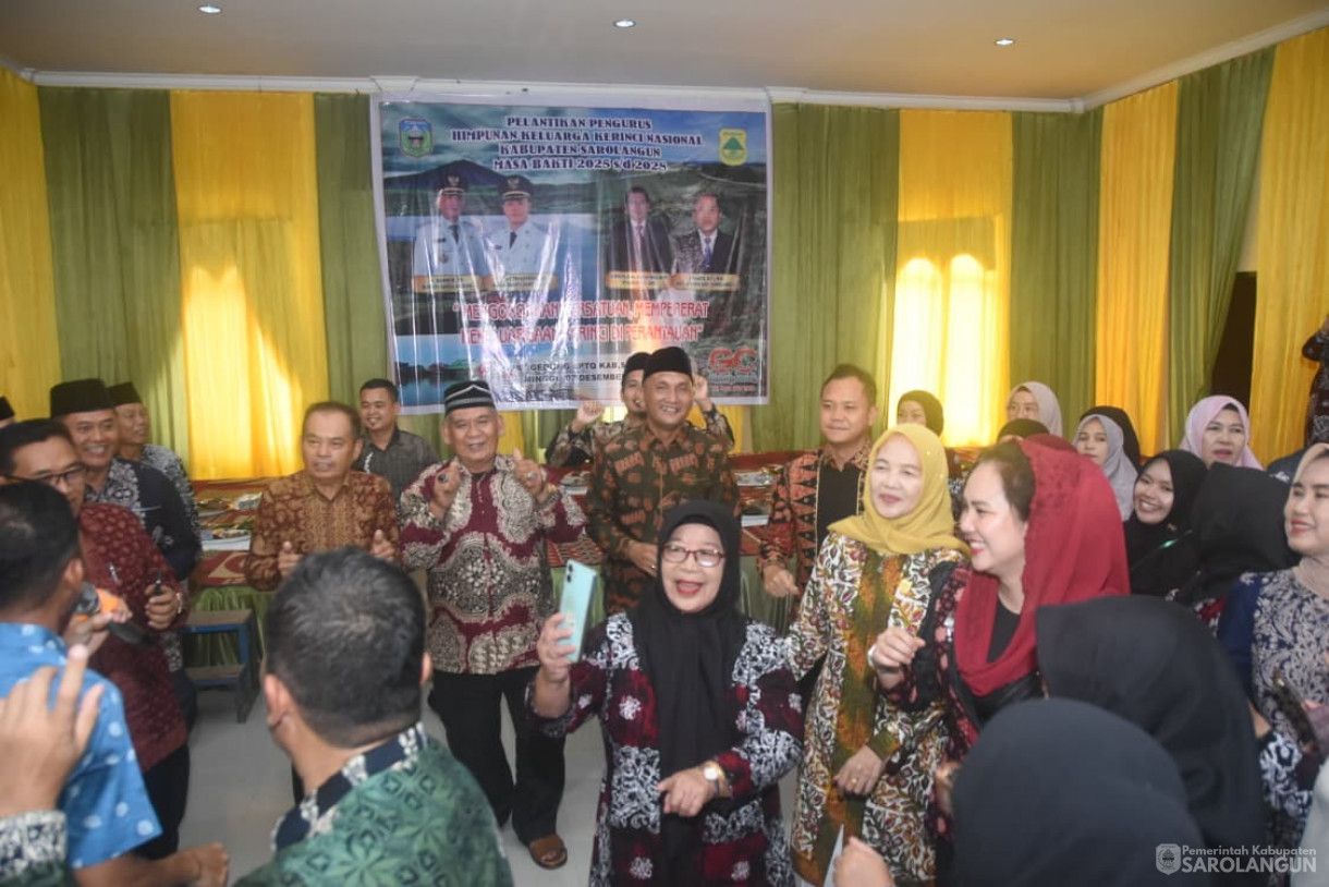 Pelantikan Pengurus Himpunan Keluarga Kerinci Nasional Kabupaten Sarolangun Masa Bakti 2025 sd 2028 di Gedung LPTQ Sarolangun