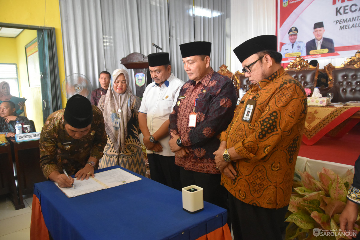 1 Februari 2024 - Musrenbang Kecamatan Limun Di Kantor Camat Limun