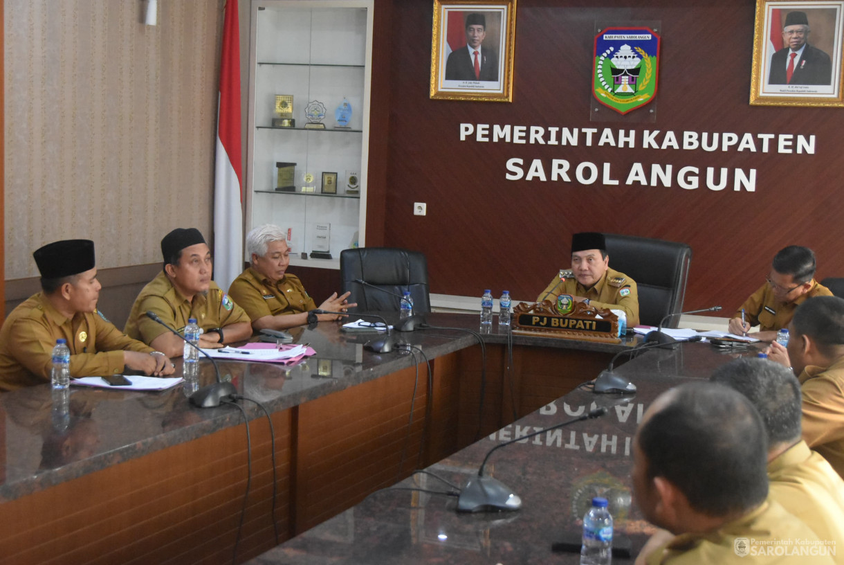 27 Agustus 2024 -&nbsp;Rapat Persiapan Pelaksanaan MTQ, Bertempat di Ruang Pola Utama Kantor Bupati Sarolangun