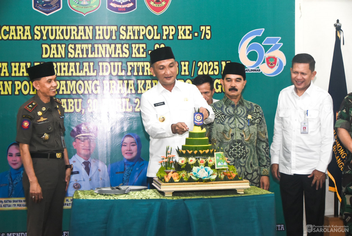 30 April 2025 - Syukuran HUT Satpol PP Ke 75 Tahun dan Satlinmas ke 63