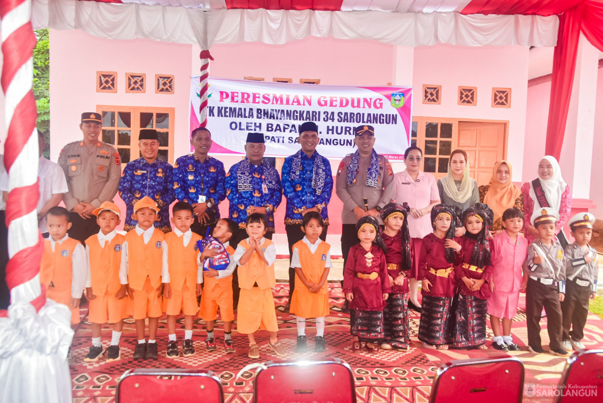 17 Maret 2025 -&nbsp;Peresmian Ruang Kelas Baru TK Kemala Bhayangkari Tahun 2025 di Polsek Kota Sarolangun