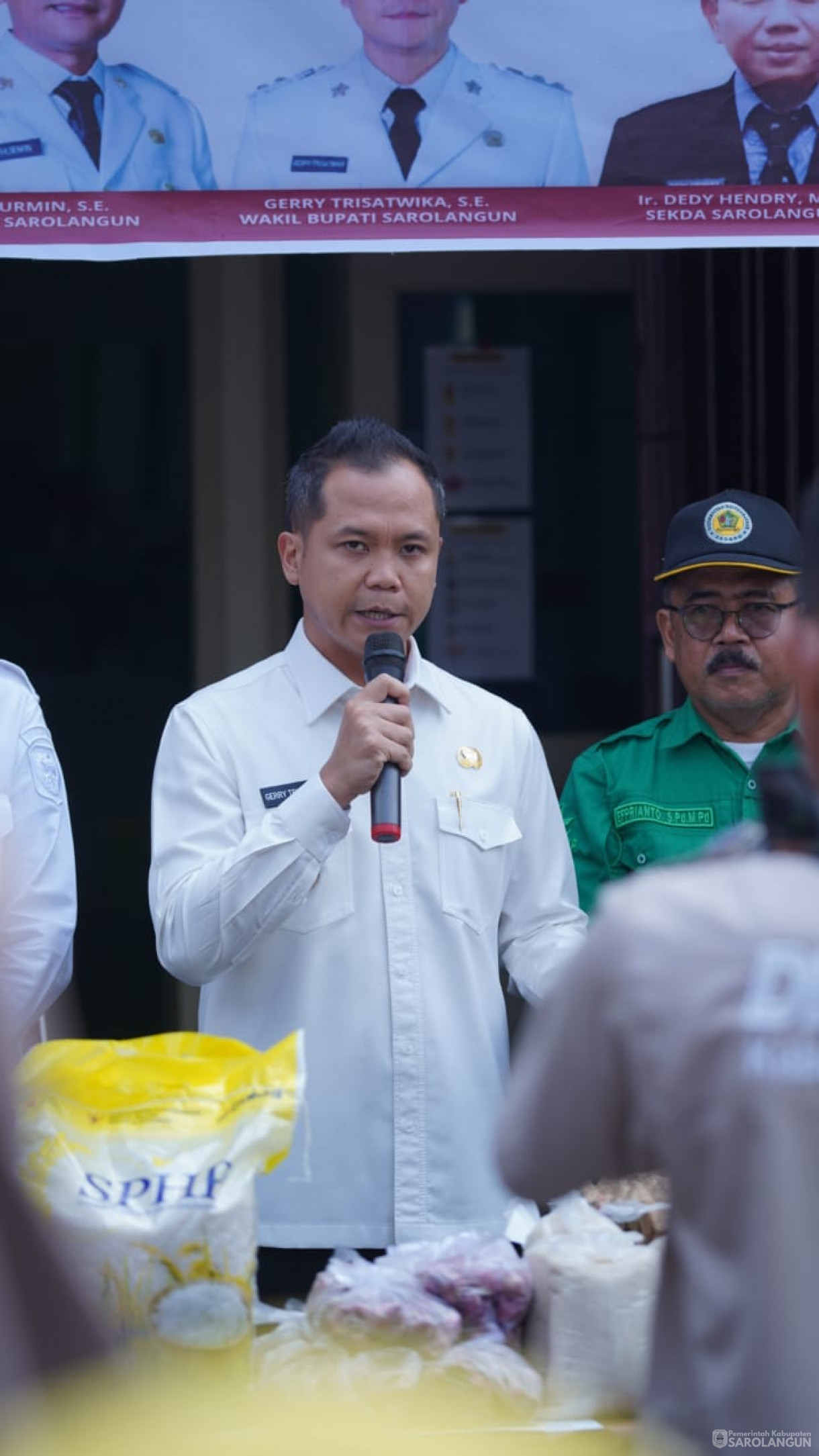 20 Agustus 2025 -&nbsp; Gerakan Pangan Murah Dalam Rangka Pengendalian Inflasi dan Stabilisasi Pasokan Harga Pangan 2025 Bertempat di Ruko Abadi Sarolangun