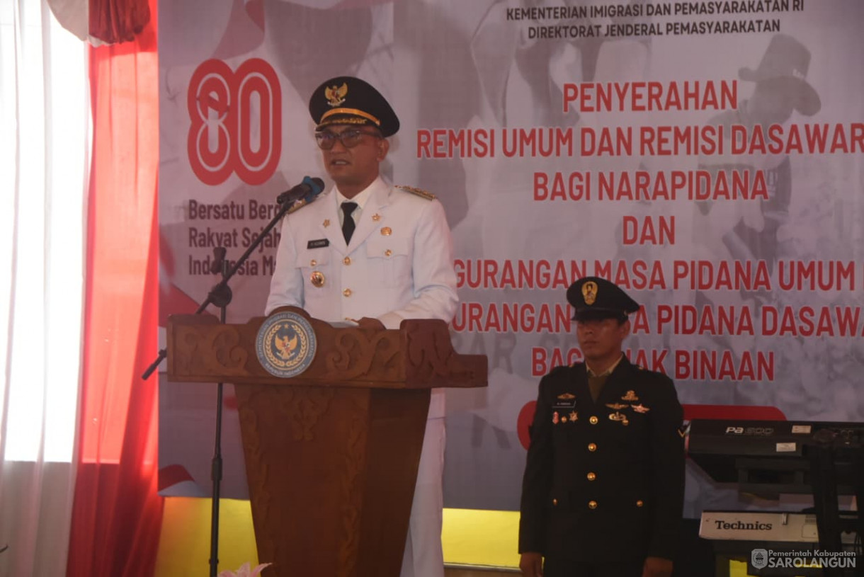 17 Agustus 2025&nbsp; Pemberian Remisi di Lapas Kelas II B Sarolangun