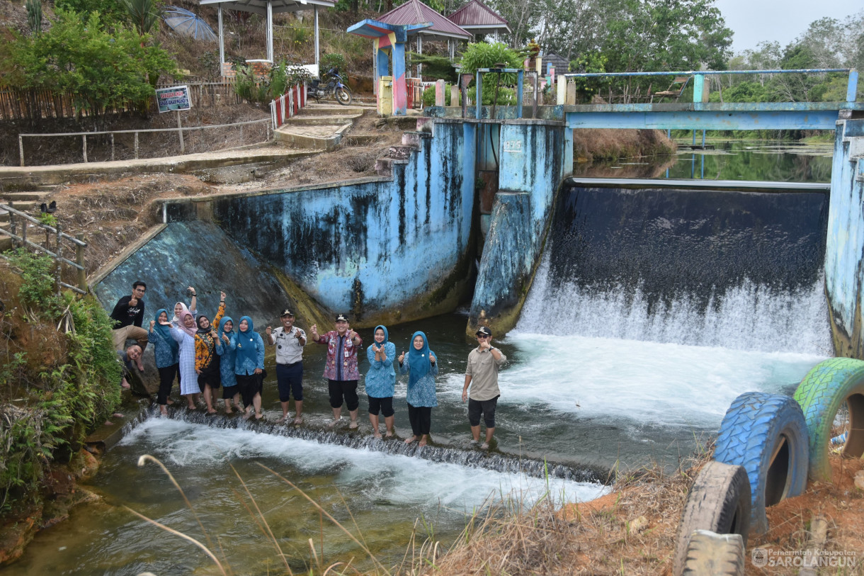 30 Maret 2024 - Meninjau Kondisi Dam Air Muap  Kecamatan Air Hitam