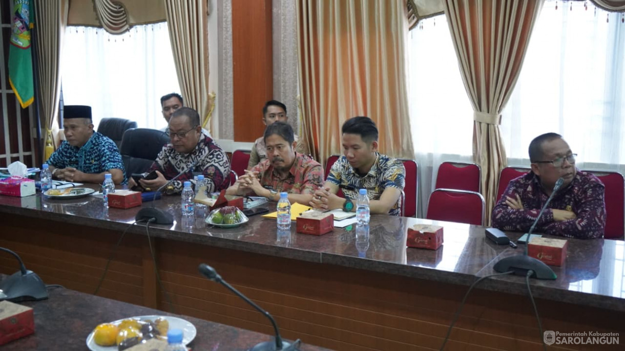 4 September 2025&nbsp; Wakil bupati Sarolangun Memimpin Rapat Koordinasi Pemantapan Pembangunan Sekolah Rakyat Kabupaten Sarolangun