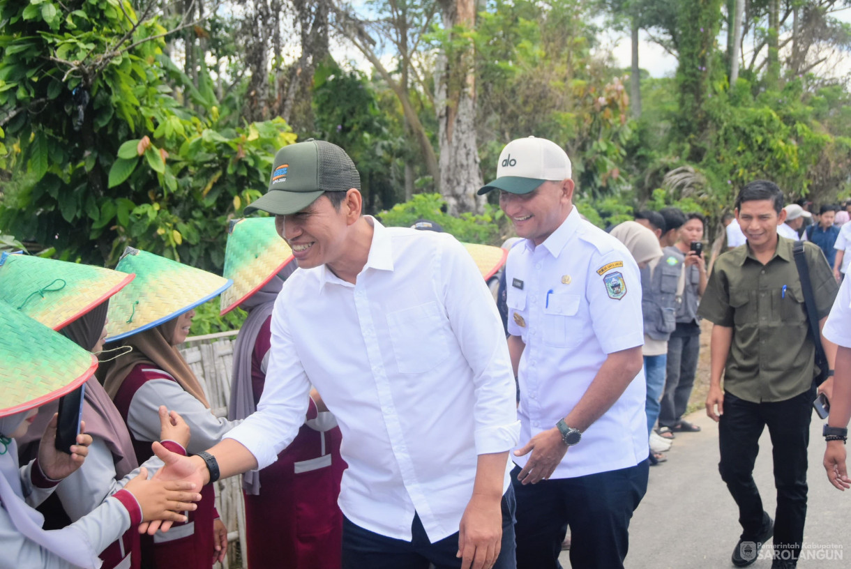 23 Juli 2025 - Kunjungan Kerja Menteri Pertanian RI Dalam Rangka Mendukung Pelaksanaan Program Swasembada pangan di Desa Tanjung Mudo Kecamatan Sitinjau Laut Kabupaten Kerinci