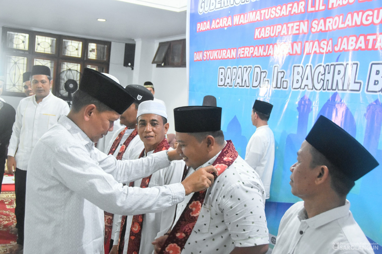 29 Mei 2024 - Walimatussafar Lil Hajj Dan Pelepasan Jamaah Calon Haji Kabupaten Sarolangun Tahun 2024 Di Rumah Dinas Bupati Sarolangun