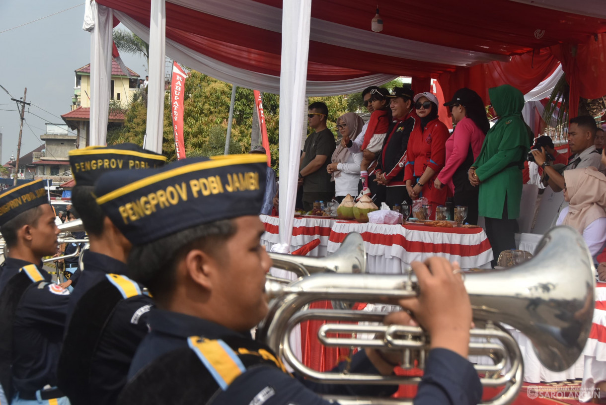 18 Agustus 2024 -&nbsp;Pawai Karnaval Memperingati HUT RI Ke 79, Bertempat di Depan Rumah Dinas Bupati Sarolangun