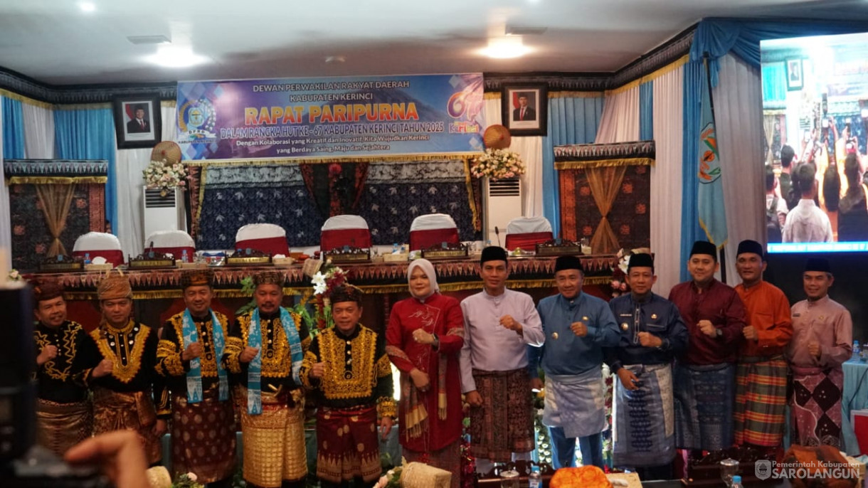 Rapat Paripurna HUT Kabupaten Kerinci ke 67