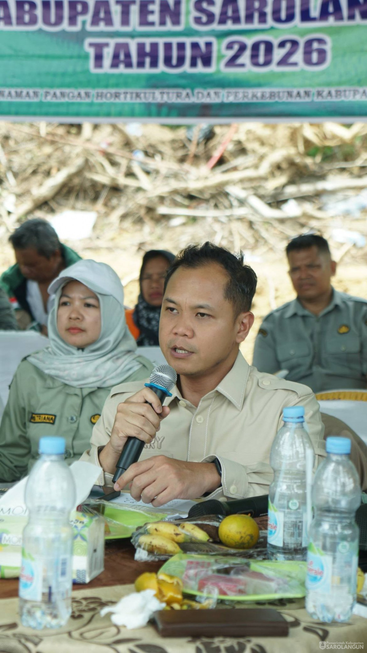 9 April 2026 Wakil bupati Sarolangun mengikuti percepatan tanam Dilokasi cetak sawah rakyat 10.000 hektar, kabupaten sarolangun