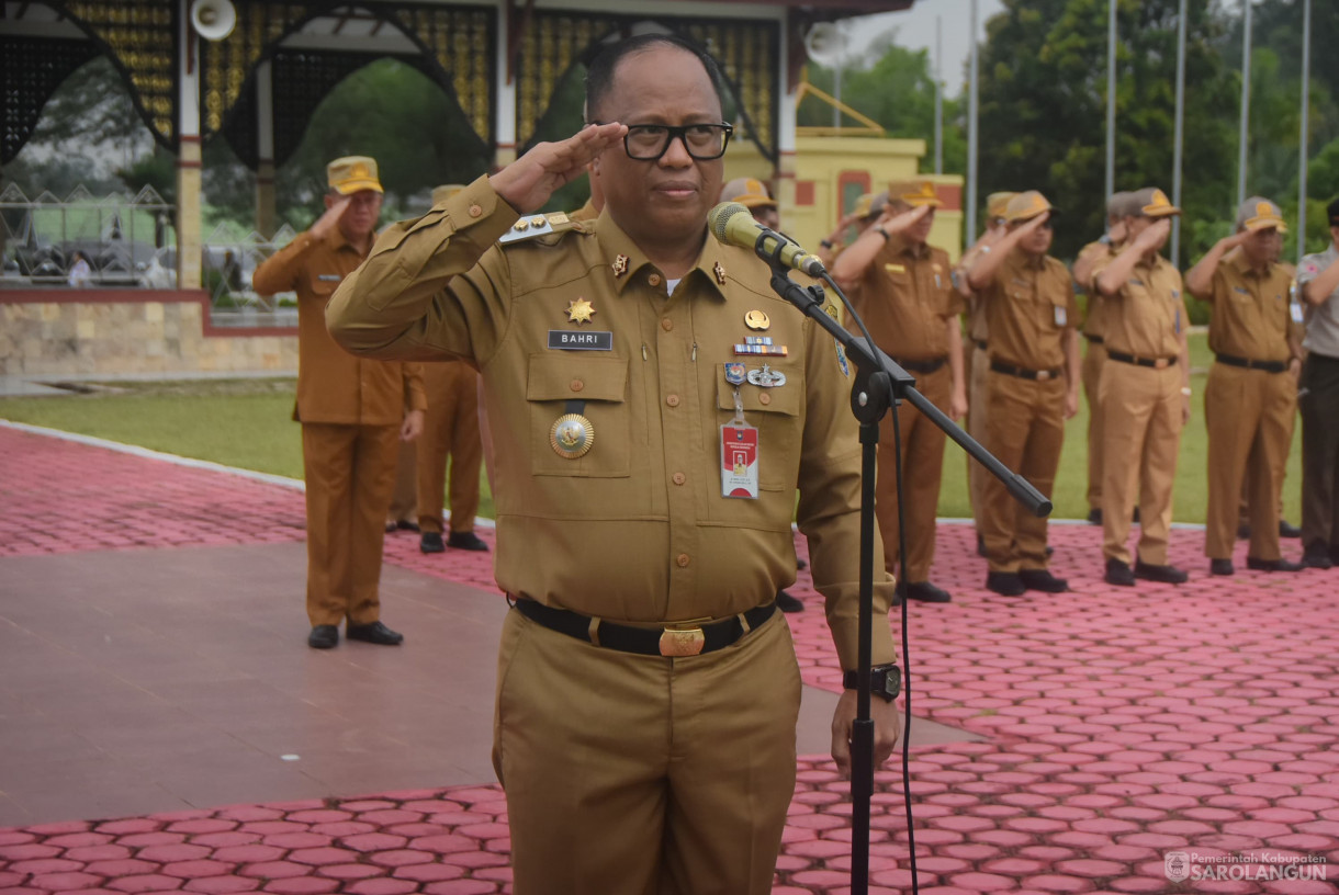 21 Oktober 2024 -&nbsp;Apel Gabungan di Lapangan Gunung Kembang Sarolangun