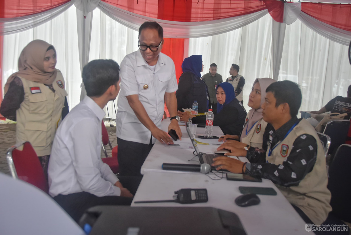 26 Oktober 2024 -&nbsp;Monitoring Pelaksanaan Tes SKD CPNS Pemerintah Kabupaten Sarolangun, Bertempat di Balairung Universitas Jambi