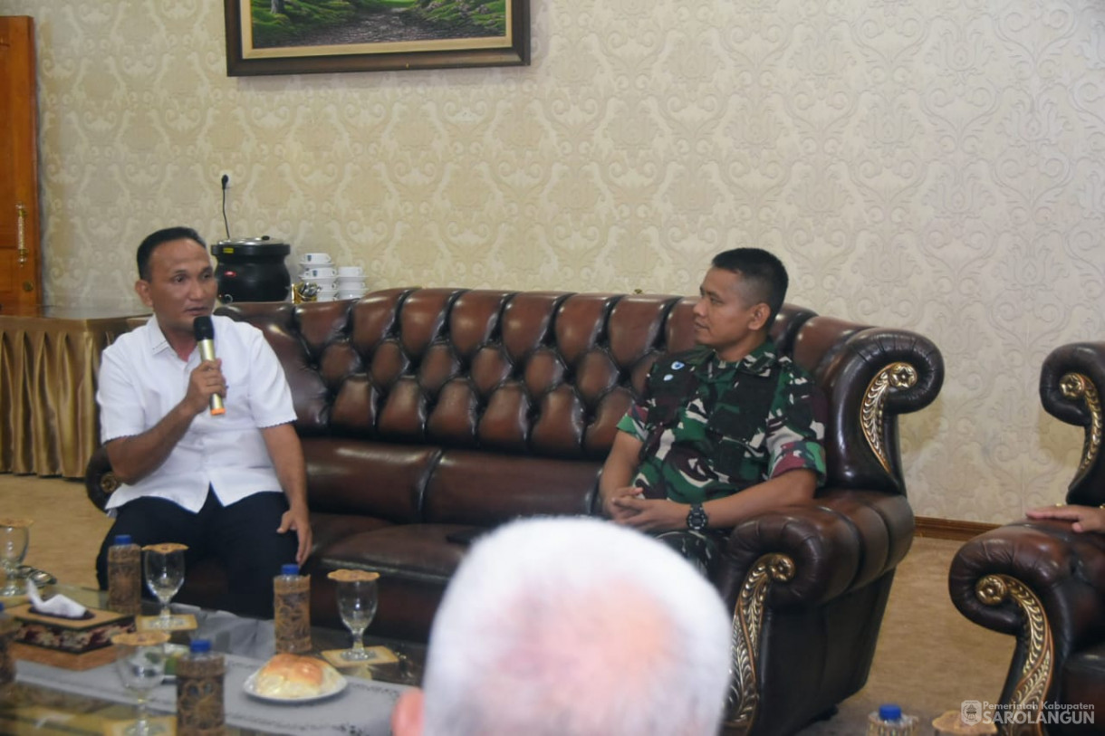 18 Juni 2025 -&nbsp;Penandatanganan MOU Pemerintah Daerah Karyabhakti Batang Asai antara Bupati dengan Dandim