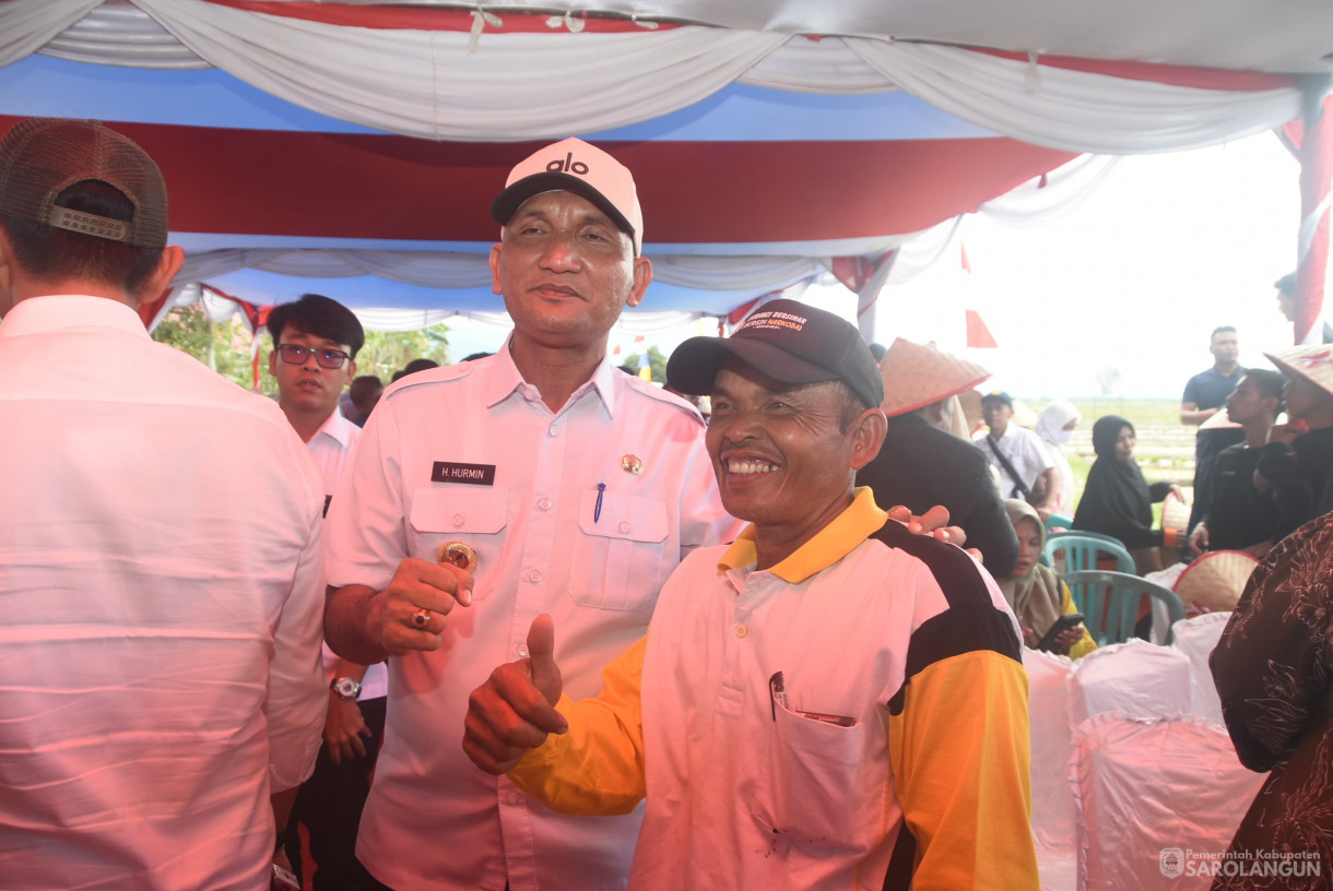 23 Juli 2025 - Kunjungan Kerja Menteri Pertanian RI Dalam Rangka Mendukung Pelaksanaan Program Swasembada pangan di Desa Tanjung Mudo Kecamatan Sitinjau Laut Kabupaten Kerinci