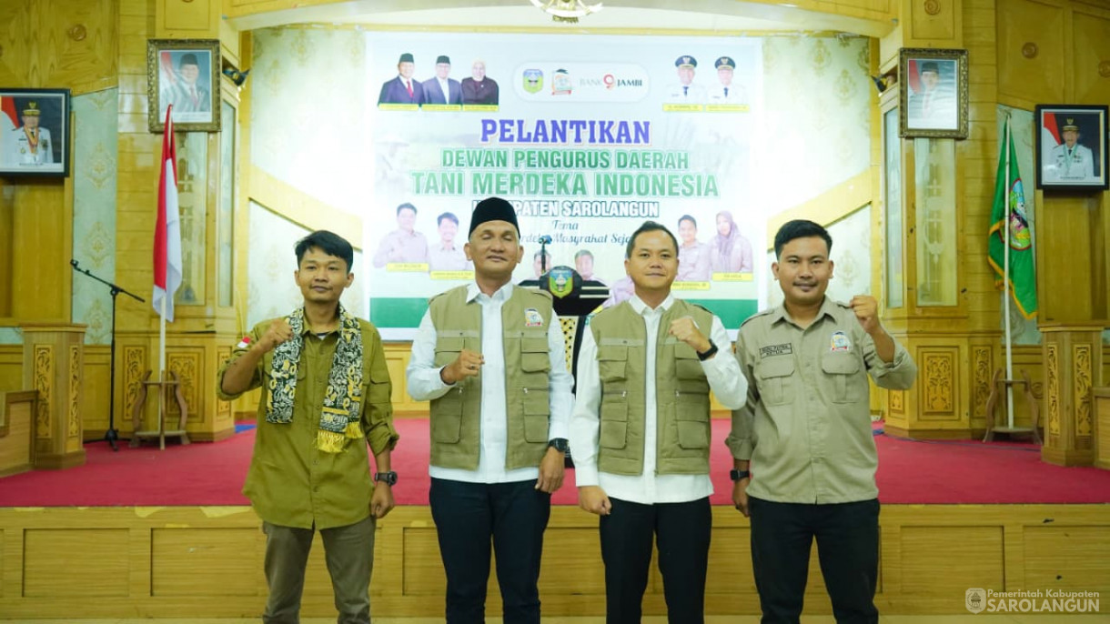29 Oktober 2025&nbsp; Pelantikan Pengurus DPD Tani Merdeka Indonesia