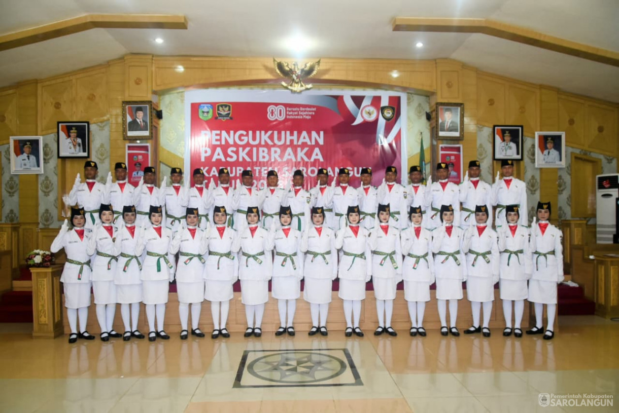 15 Agustus 2025 Pengukuhan Paskibraka Kabupaten Sarolangun