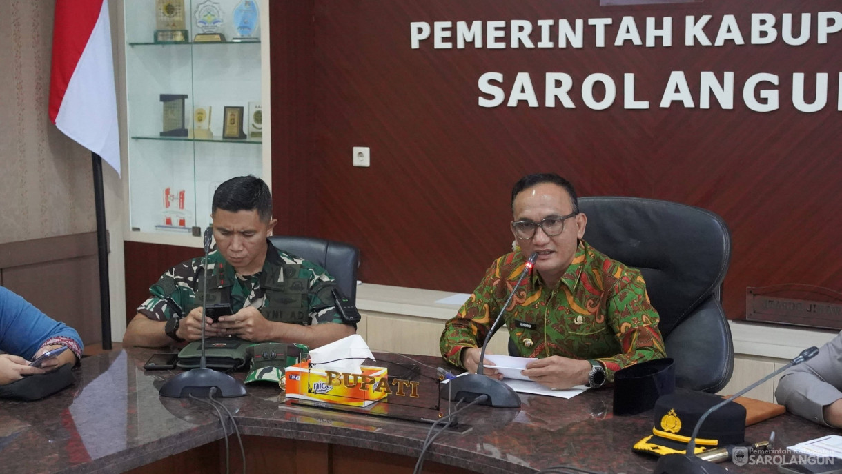 12 Maret 2026&nbsp;Rapat Forkopimda membahas Isu isu aktual Daerah Kab Sarolangun