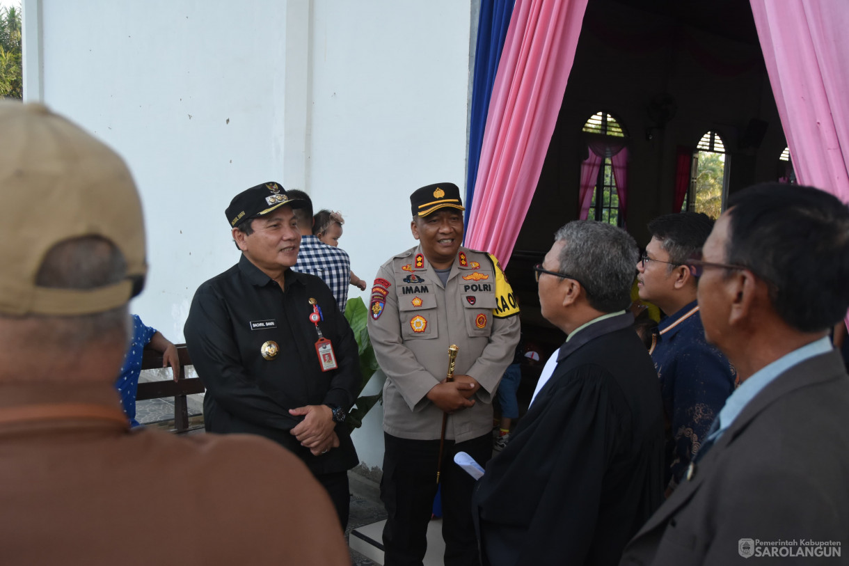 12 Desember 2023 - Meninjau Gereja HKBP Dalam Rangka Persiapan Nataru Di Kelurahan Aurgading Sarolangun