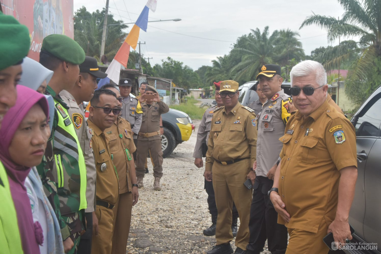 24 Desember 2024 - Meninjau Pos Pengamanan Nataru di Kecamatan Sarolangun, Kecamatan Mandiangin, Kecamatan Pauh