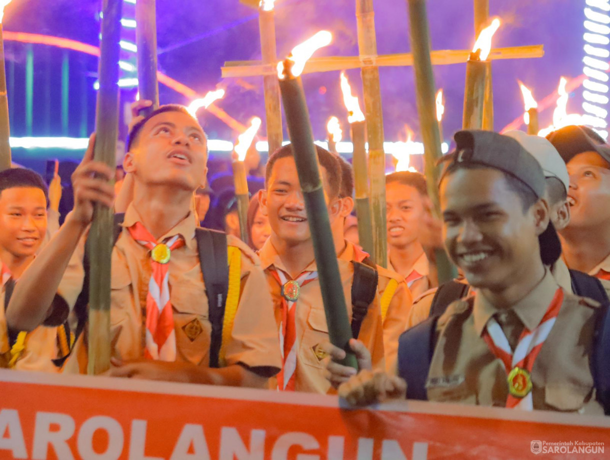 16 Agustus 2024 - Upacara Pawai Obor, Bertempat di Rumah Dinas Bupati Sarolangun