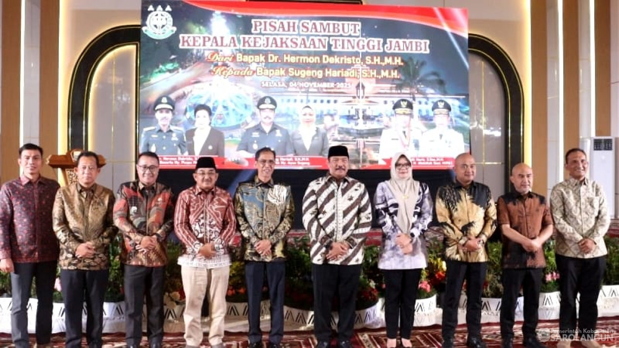 4 November 2025 Pisah Sambut Kepala Kejaksaaan Tinggi Jambi