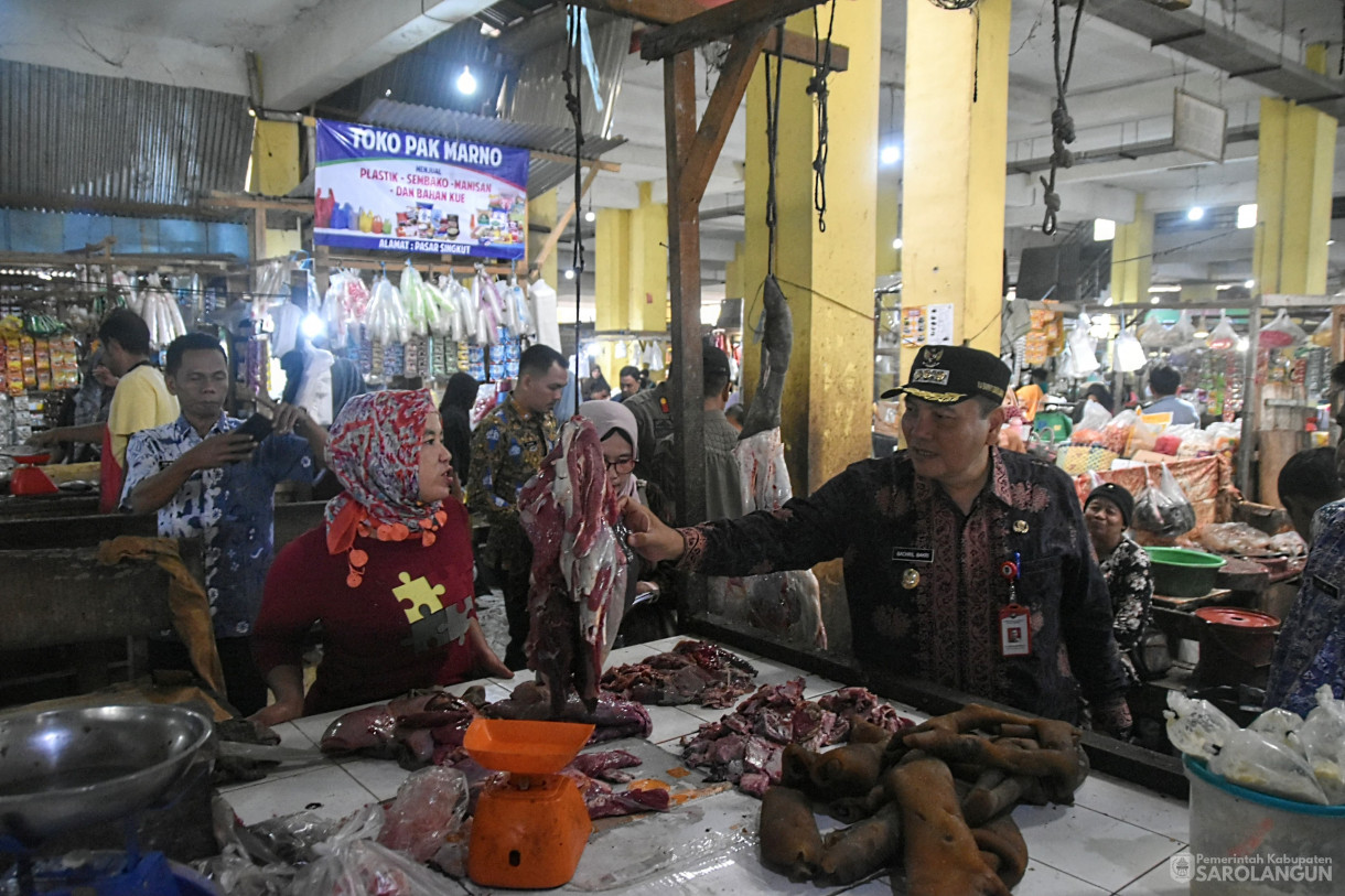 1 Februari 2024 - Sidak Pasar Dalam Rangka Penanganan Inflasi Di Pasar Singkut