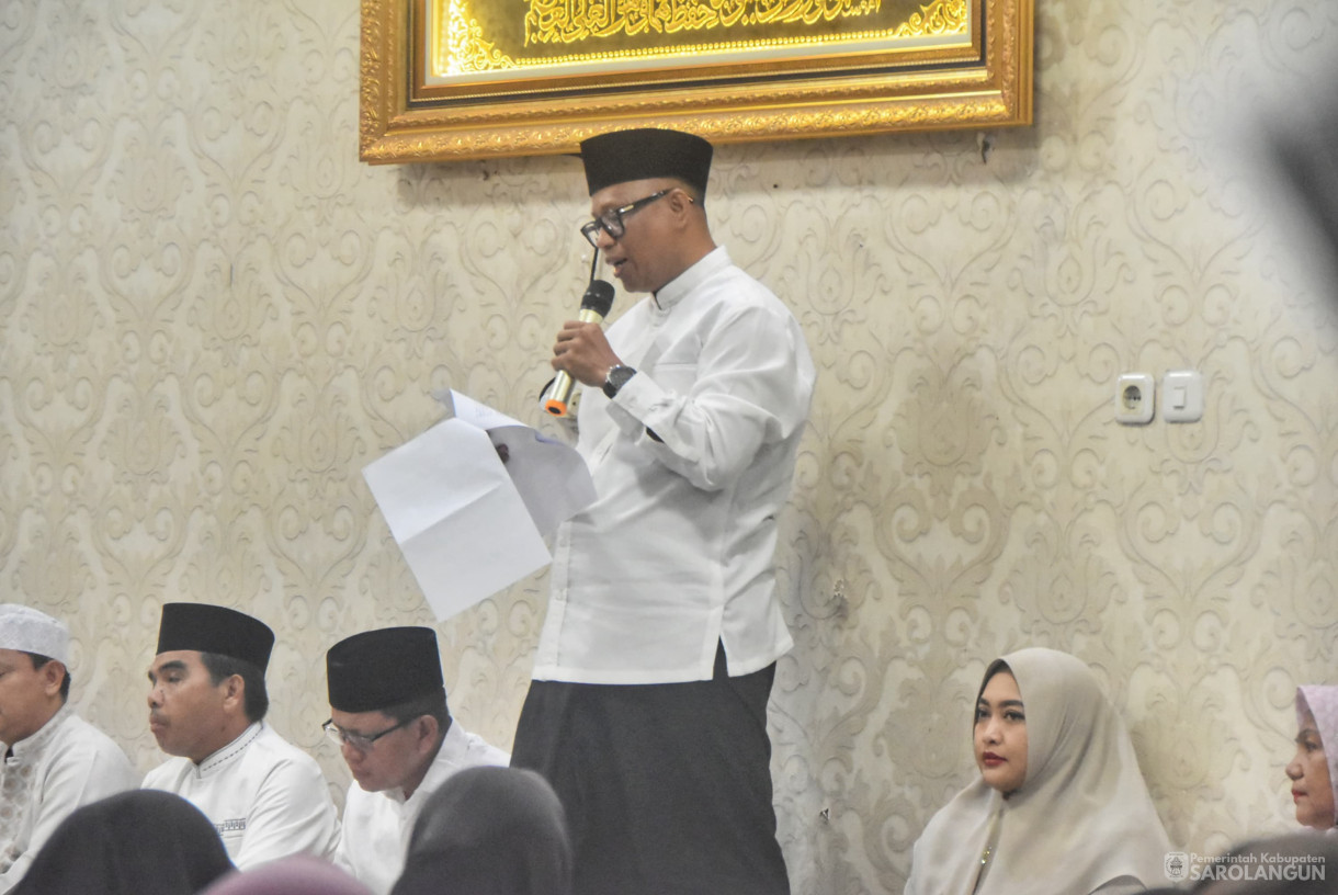 2 Januari 2025 - Yasinan Dan Doa Bersama Serta Santunan Kepada Anak Yatim, Bertempat di Rumah Dinas Bupati Sarolangun