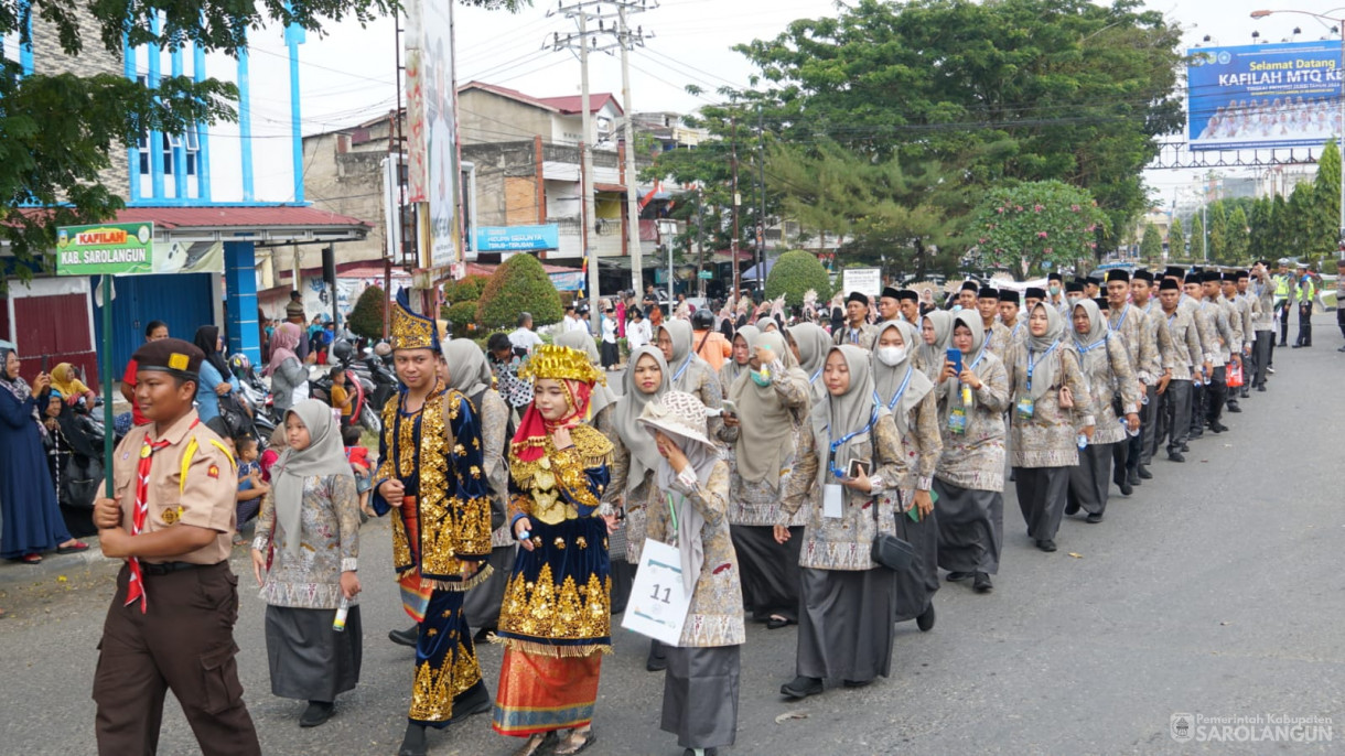 Pawai Ta'aruf dan Kendaraan Hias MTQ Provinsi Jambi