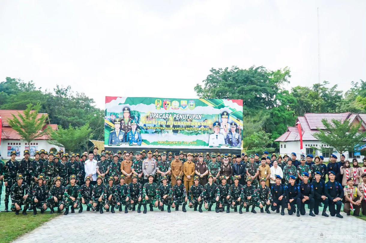 27 Juli 2026 Upacara Penutupan Karya Bhakti Skala Besar di Lapangan Gunung Kembang Sarolangun