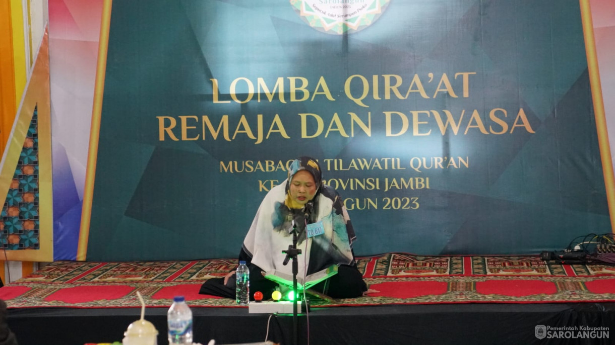 Lomba Qira'at Remaja dan Dewasa MTQ Tingkat Provinsi Tahun 2023 - Lokasi&nbsp;MASJID Al-AMAN KEL. GUNUNG KEMBANG